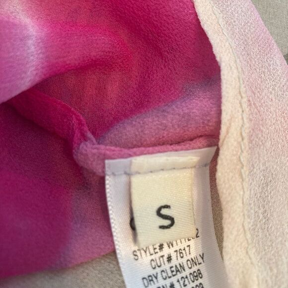 Gypsy05 silk oversized hi lo blouse w/color wash made in Hollywood CA boho - Picture 7 of 8